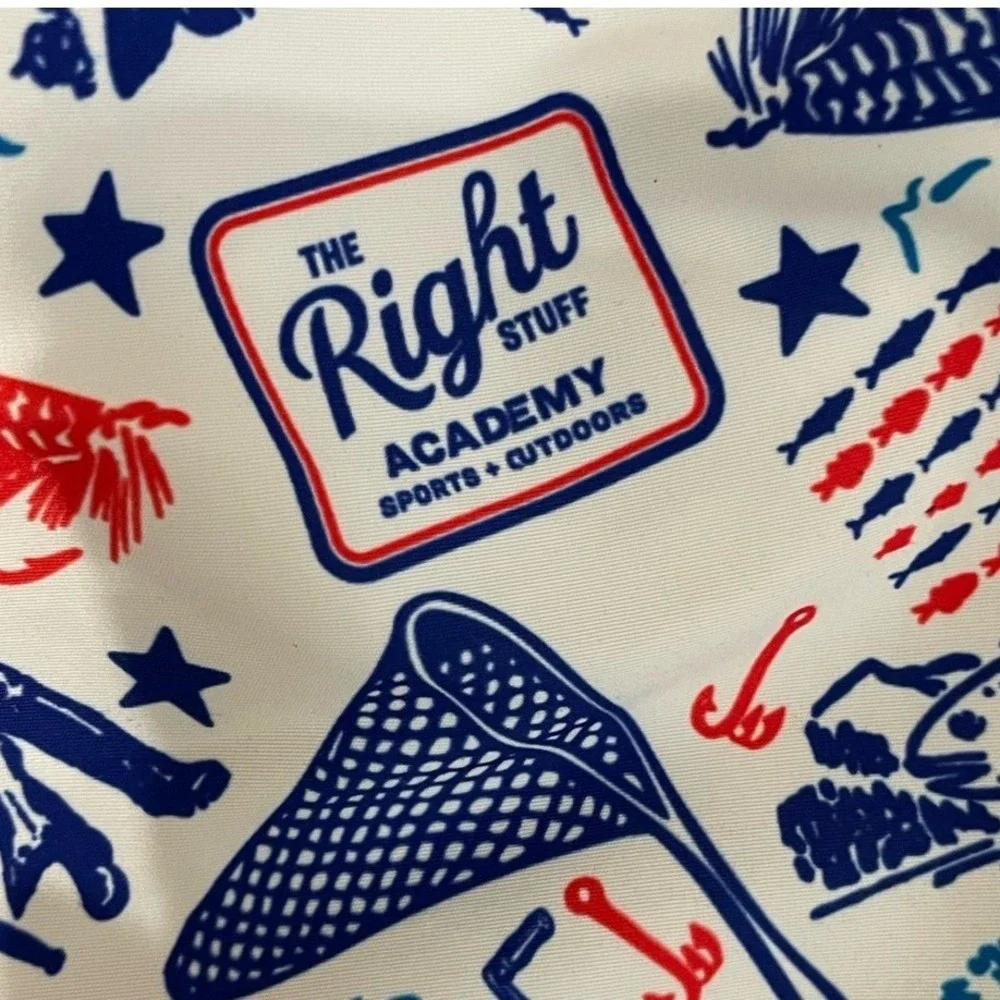 Men's XL Swim Trunks Red, White & Blue The Right‎ Stuff by Academy USA